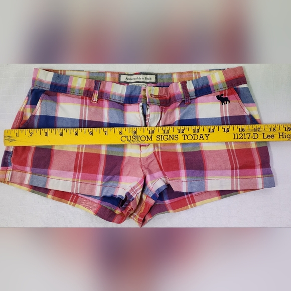 ❤️ ABERCROMBIE & FITCH PERFECT STRETCH SHORTY SHORTS SIZE 0 LOW RISE ❤️ - Picture 12 of 13